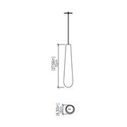 Accord 1277 Conical 1-lt 6" LED Pendant