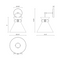 Alora Mood WV412509 Emerson 1-lt 13" Tall Wall Sconce