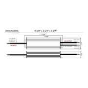 Lotus LBL-DC 96W 24V Class 2 Power Supply, Dimmable