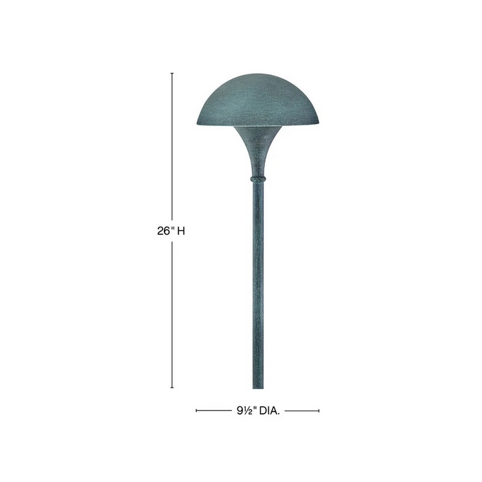 Hinkley 56000 Mushroom 1-lt 26" Tall LED Path Light