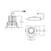 Eurofase TGO1ST Tango 1 Light 15W Square LED Gimbal with Trim, Solite Lens