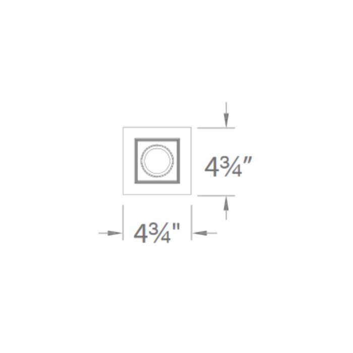 WAC MT-3LD111NA Mini LED Multiple Spots 1 Light New Construction Housing with Light Engine and Trim