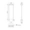 Kuzco LP73510 Phoenix 1-lt 9" LED Linear Pendant
