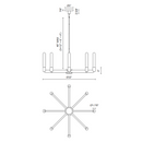 Alora Mood CH607232 Claire 8-lt 32" Chandelier