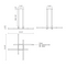 Kuzco CH23534 Blade 4-lt 34" LED Chandelier