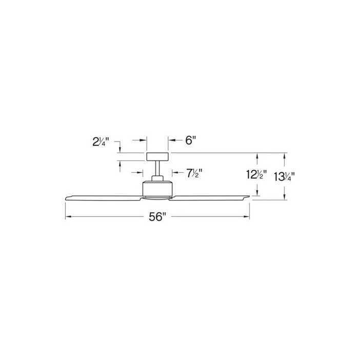 Hinkley 900972F Indy 72" Outdoor Ceiling Fan