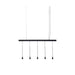 Bover Skybell Linear S/5L/23 5-lt 51" LED Pendant, Up and Down Light