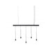Bover Skybell Linear S/5L/20 5-lt 51" LED Pendant, Down Light