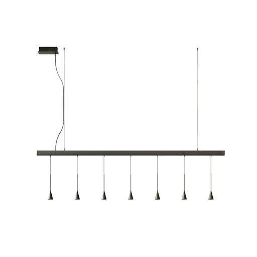 Bover Skybell Linear S/7L/21 7-lt 72" LED Pendant, Down Light