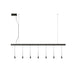 Bover Skybell Linear S/7L/21 7-lt 72" LED Pendant, Down Light