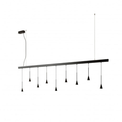 Bover Skybell Linear S/9L/20 9-lt 92" LED Pendant, Down Light