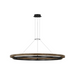 Visual Comfort SLCH30030 Grace 65 1-lt 65" LED Chandelier - Matte Black/Weathered Oak