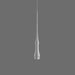 Bover Slend 01 1-lt 3" LED Pendant-Matte White