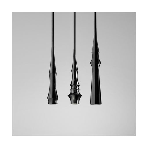 Bover Slend Set 3 Rectangular 3-lt 28" LED Pendant-Matte Black