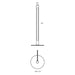 Dals SM-STTL20 Axis Smart 1-lt 20" Tall LED Digital Table Lamp