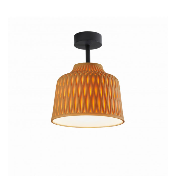 Bover Soft PF/30 1-lt 12" LED Outdoor Semi Flush-Ochre