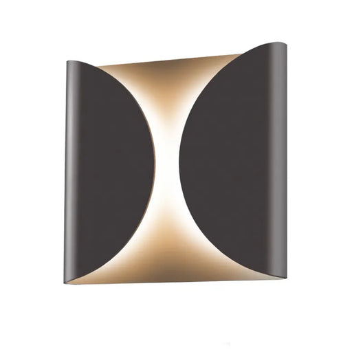 Sonneman 2710 Folds 8" LED Wall Sconce - Textured Bronze