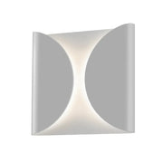 Sonneman 2710 Folds 8" LED Wall Sconce - Textured Gray