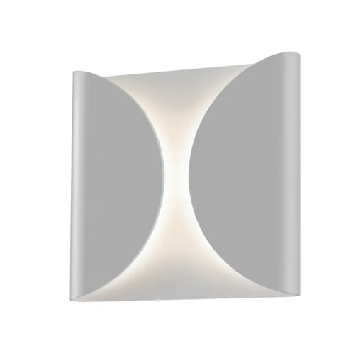 Sonneman 2710 Folds 8" LED Wall Sconce - Textured Gray