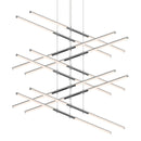 Sonneman 2805 Tik-Tak Stack 20-lt 48" 5-Tier LED Chandelier