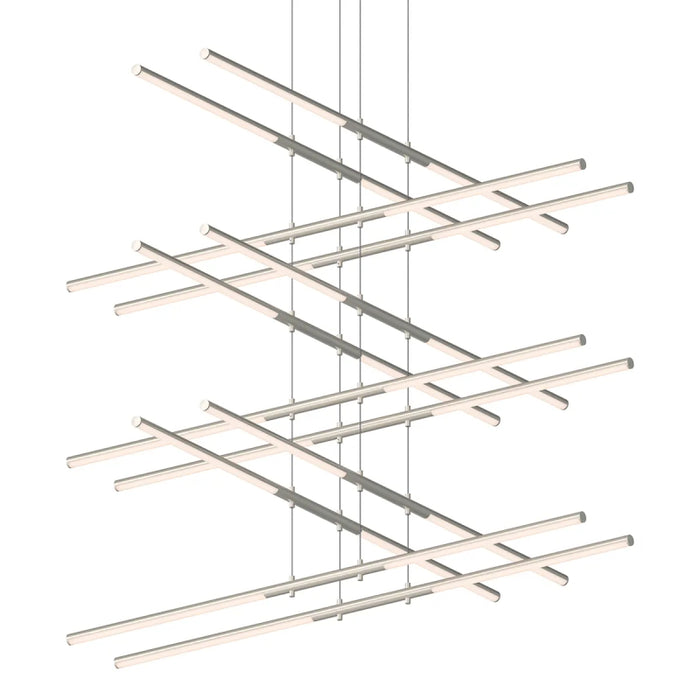 Sonneman 2806 Tik-Tak Stack 24-lt 48" 6-Tier LED Chandelier