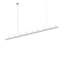 Sonneman 2859-SW Votives 18-lt 72" LED Bar Pendant with Clear Etched Glass