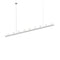 Sonneman 2859-SW Votives 18-lt 72" LED Bar Pendant with Clear Etched Glass