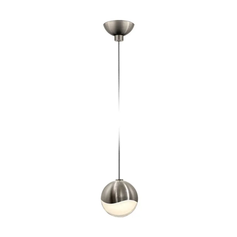 Sonneman 2910 Grapes 1-lt 3" LED Small Pendant - Satin Nickel