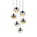 Sonneman 2915 Grapes 6-lt 12" LED Round Multipoint Pendant - Large