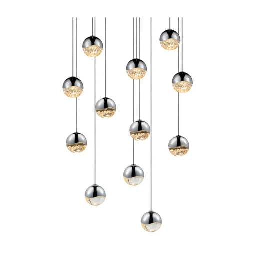 Sonneman 2917 Grapes 12-lt 16" LED Chandelier - Small