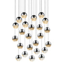 Sonneman 2918 Grapes 24-lt 27" LED Round Multipoint Pendant - Large