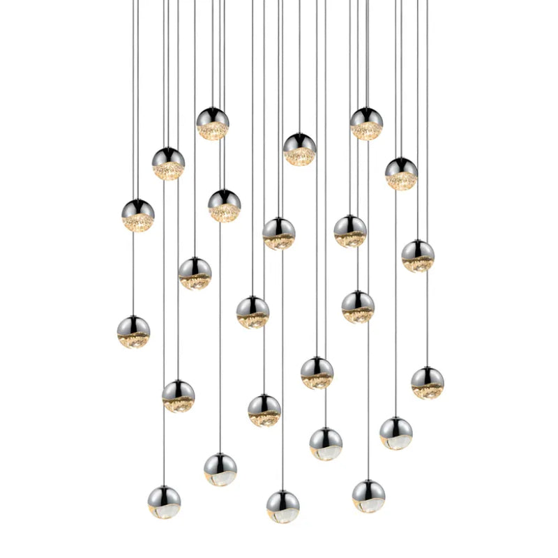 Sonneman 2918 Grapes 24-lt 26" LED Round Multipoint Pendant - Small