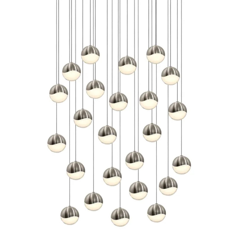 Sonneman 2918 Grapes 24-lt 26" LED Round Multipoint Pendant - Medium