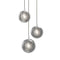 Sonneman 2962 Champagne Bubbles 3-lt 9" Round LED Chandelier