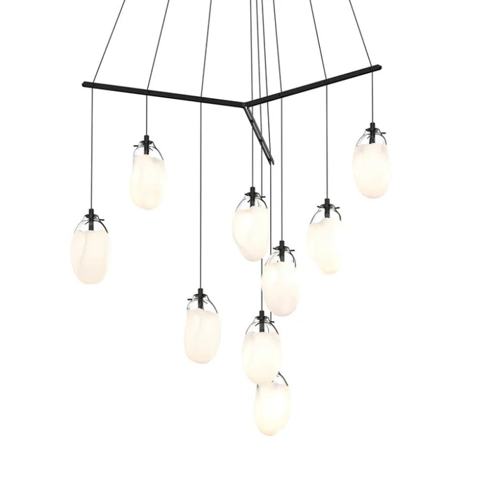 Sonneman 2977 Liquid 9-lt 51" LED Tri-Spreader Chandelier