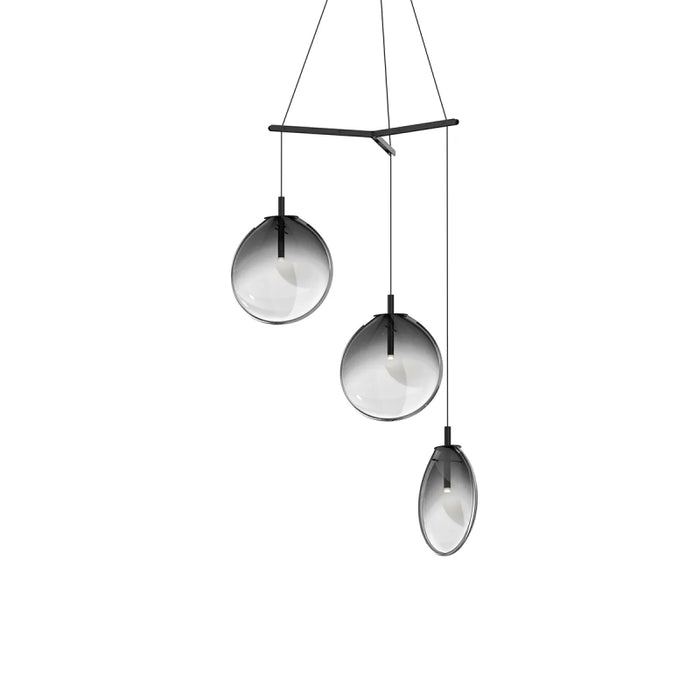 Sonneman 2995 Cantina Medium 3-lt 15" Tri-Spreader LED Chandelier