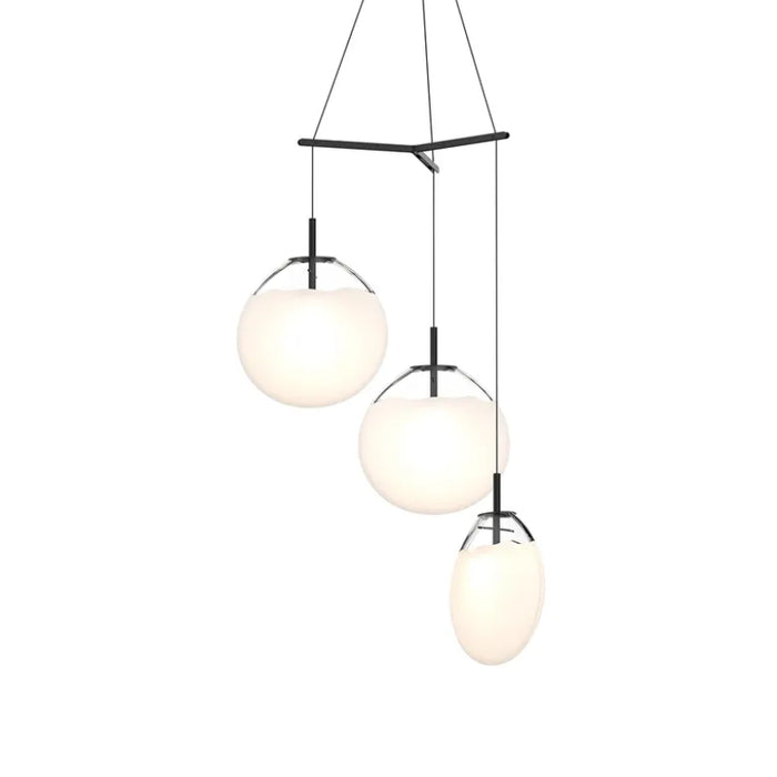 Sonneman 2995 Cantina Large 3-lt 36" Tri-Spreader LED Chandelier