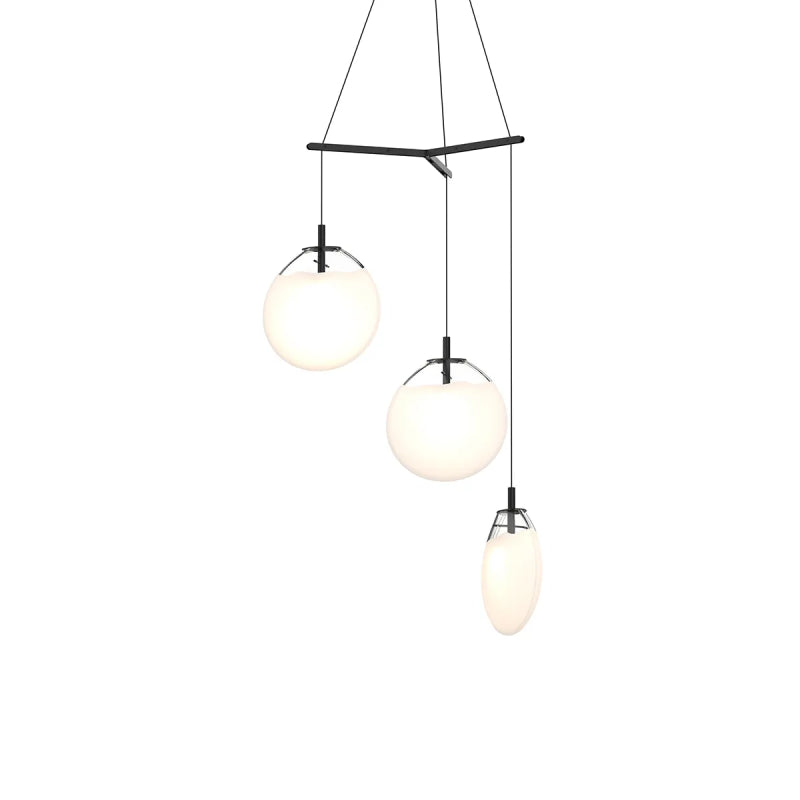 Sonneman 2995 Cantina Medium 3-lt 15" Tri-Spreader LED Chandelier