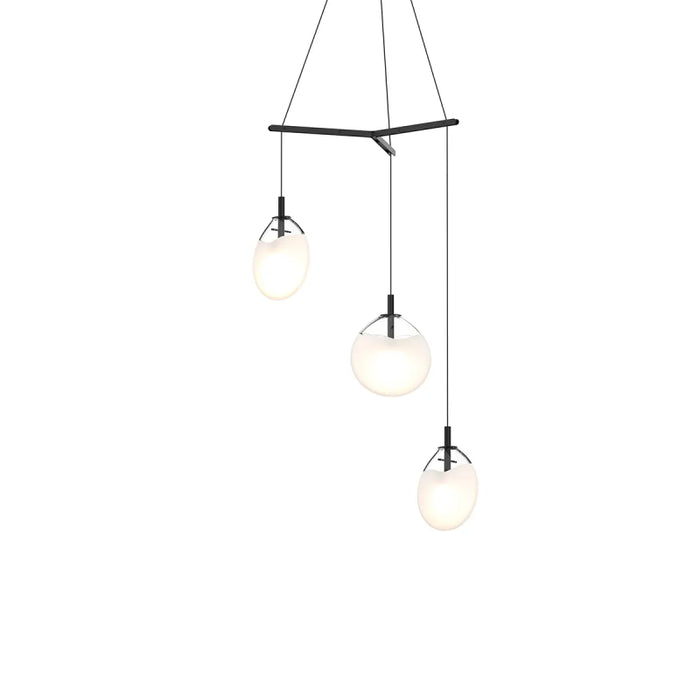 Sonneman 2995 Cantina Small 3-lt 15" Tri-Spreader LED Chandelier