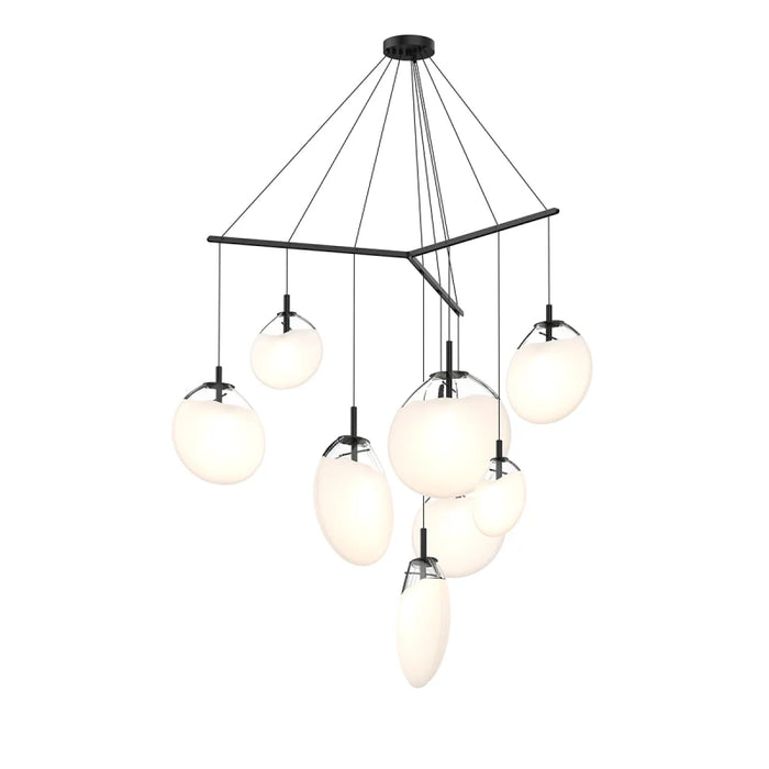 Sonneman 2997 Cantina 9-lt 15" Tri-Spreader LED Chandelier