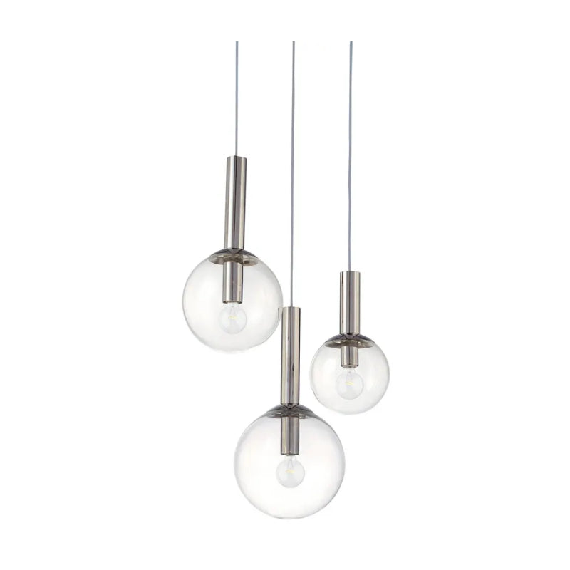 Sonneman 3763 Bubbles 3-lt 20" Pendant - Polished Nickel