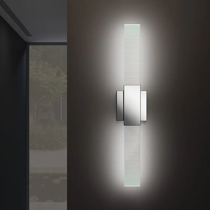 Sonneman 3812 Radiant Lines 2-lt 24" Tall LED Double Sconce