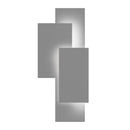 Sonneman 7110 Offset Panels 21" Tall Indoor/Outdoor LED Wall Sconce