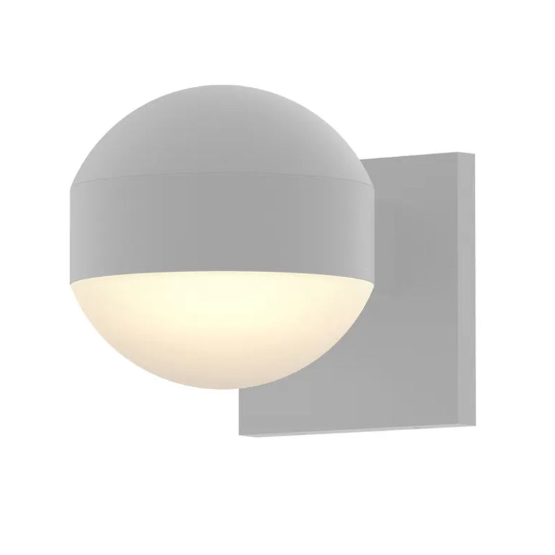 Sonneman 7300 Reals 5" Downlight LED Wall Sconce - Dome Cap / Dome Lens Textured White