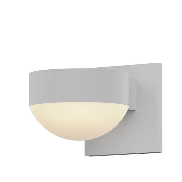 Sonneman 7300 Reals 1-lt 5" Indoor/Outdoor Downlight LED Wall Sconce - Plate Cap / Dome Lens