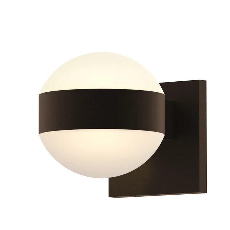 Sonneman 7302 Reals 2-lt 5" Indoor/Outdoor Up/Down LED Wall Sconce - Dome Lens
