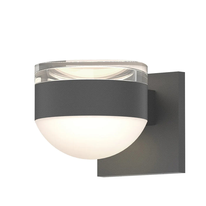 Sonneman 7302 Reals 5" Up/Down LED Wall Sconce - Clear / Dome Lens