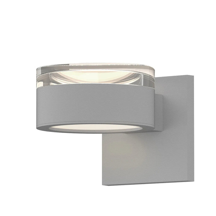 Sonneman 7302 Reals 5" Up/Down LED Wall Sconce - Clear Cylinder / Plate Lens