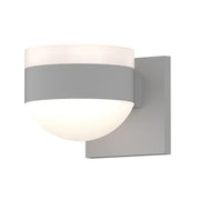 Sonneman 7302 Reals 5" Up/Down LED Wall Sconce - White Cylinder / Dome Lens - Textured White