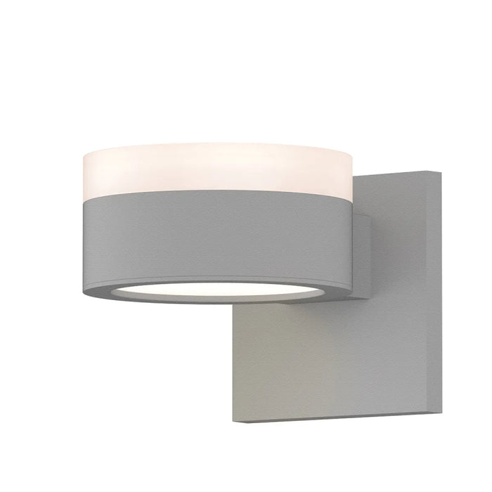 Sonneman 7302 Reals 5" Up/Down LED Wall Sconce - White Cylinder / Plate Lens